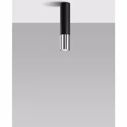 Type de lampe : plafonnier Couleur : noir/chrome Matériau : acier Type d'ampoule : GU10 Nombre de sources lumineuses : 1 Ampo ...
