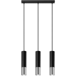 Sollux - Suspension Loopez acier 3xGU10