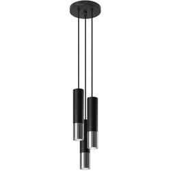 Sollux - Suspension Loopez acier 3xGU10