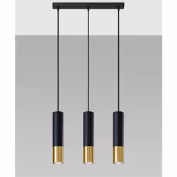 Garantie : Garantie fabricant de 5 ans Collection : Loopez Type de lampe : Suspension Type de plafonnier : Barre Couleur : No ...