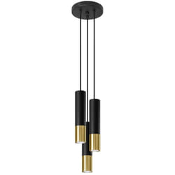 Sollux - Suspension Loopez acier 3xGU10