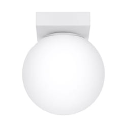 Sollux - Plafonnier Yoli acier / verre 1xG9