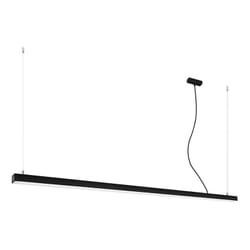 Sollux - Pinne Plafonnier Led Suspendu Intégré Noir