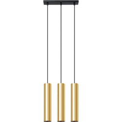 Pendentif Lagos acier 3xGU10 Sollux