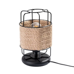 Lampe de table - SOLLUX - Gizur - Industrielle - Acier - Noir - 1x E27