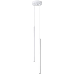 Sollux - Pendentif Pastelo acier 2xG9