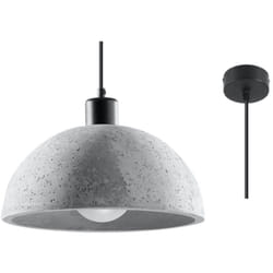 Sollux - Suspension Pablito béton 1xE27