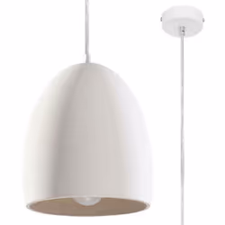 Lampe suspendue en céramique FLAWIUSZ Si vous voulez de la lumière dans votre maison, ce ne peut être que de la meilleure qua ...