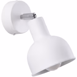 Aplique ELBA blanco de Sollux . Fuente de luz: E27, 1x max 15W LED, ~230V, 50Hz, IP20, clase de protección I Fuente de luz no ...