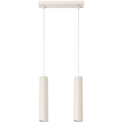 Sollux - Lampe à suspension Lagos acier 2xGU10 30cm