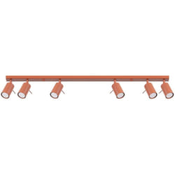 Sollux - Plafonnier Ring acier 6xGU10 117cm