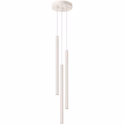 Sollux Pastelo Suspension moderne à 3 lumières en forme de grappe beige | Finition : Beige | Matériau : Acier | Indice de pro ...