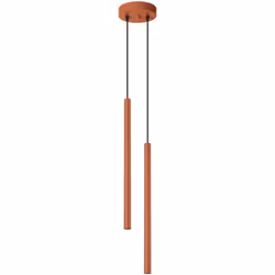 Sollux Pastelo Suspension moderne Cluster Drop 2 ocre rouge | Finition : Ocre rouge | Matériau : Acier | Indice de protection ...