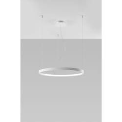 Sollux RIO Suspension LED Circulaire Intégrée Blanc 78cm 3000K