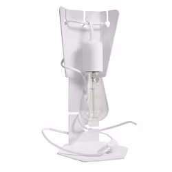 Lampe à poser - SOLLUX - ARBY - Blanc - Acier - E27 - Design contemporain