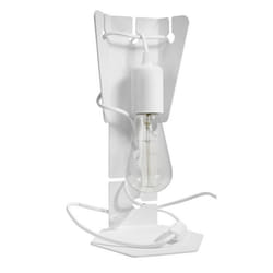 Lampe à poser - SOLLUX - ARBY - Blanc - Acier - E27 - Design contemporain