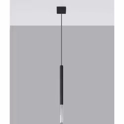 Type de lampe : suspension Couleur : noir/chrome Matériau : acier Dimensions de l'abat-jour : 2,5/50 cm Dimensions du plafonn ...