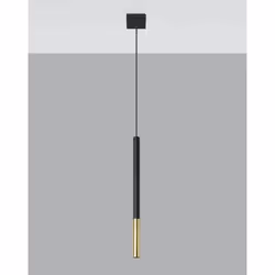 Type de lampe : suspension Couleur : noir/or Matériau : acier Dimensions de l'abat-jour : 2,5/50 cm Dimensions du plafonnier  ...