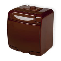 Prise simple étanche - Karlik - Junior - IP 44 - 16A - 250V~