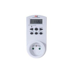 Maclean MCE05 minuteur électrique Blanc Programmateur journalier/hebdomadaire