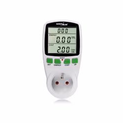Greenblue GB202 Wattmètre Blanc Écran integré LCD 0 - 9999 W