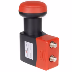 Adaptateur LNB - Maclean - MCTV-670 TWIN SAT - 2 sorties - Faible consommation - Full HDTV