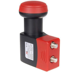 Adaptateur LNB - Maclean - MCTV-670 TWIN SAT - 2 sorties - Faible consommation - Full HDTV