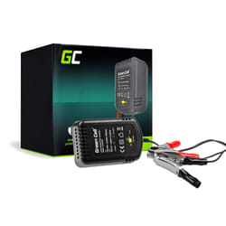 Green Cell ACAGM05 Chargeur de batterie pour véhicules 2/6/12 V Noir