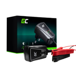 Green Cell ACAGM06 Chargeur de batterie pour véhicules 12/6 V Noir