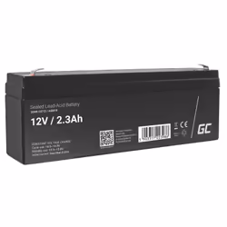 Green Cell AGM18, 12 V, Noir, 2,3 Ah, 5 année(s), 2,1 A, 930 g