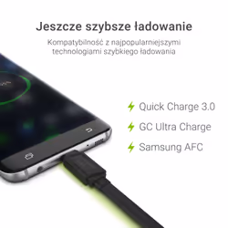 Green Cell KABGC01 câble USB 0,25 m Micro-USB A USB A Noir