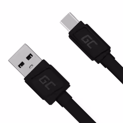 Green Cell KABGC03, 0,25 m, USB A, USB C, 480 Mbit/s, Noir
