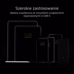Green Cell KABGC03 câble USB 0,25 m USB A USB C Noir - Vue supplémentaire 4