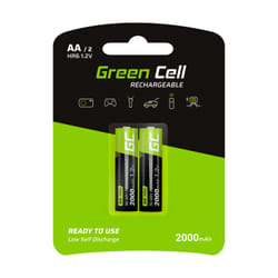 Green Cell GR06 pile domestique Batterie rechargeable AA Hybrides nickel-métal (NiMH)