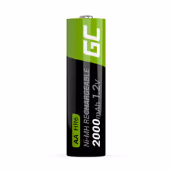 Green Cell GR06 pile domestique Batterie rechargeable AA Hybrides nickel-métal (NiMH)