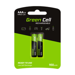 Green Cell GR07 pile domestique Batterie rechargeable AAA Hybrides nickel-métal (NiMH)
