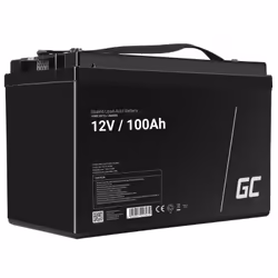 Green Cell AGM30, 100 mAh, Sealed Lead Acid (VRLA), 12 V, Noir