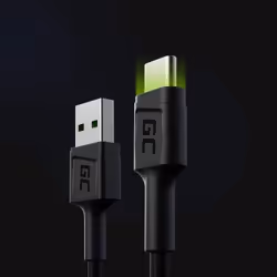 Green Cell KABGC06 câble USB 1,2 m USB A USB C Noir