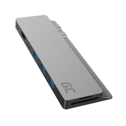 Green Cell AK75 station d'accueil Thunderbolt 3 Argent