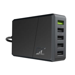 Green Cell CHARGC05 chargeur d'appareils mobiles Universel Noir Secteur Charge rapide Intérieure