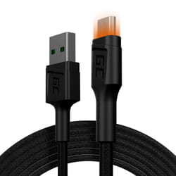 Green Cell KABGC11 câble USB 2 m USB 2.0 USB A Micro-USB B Noir