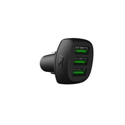 Green Cell CADGC01 chargeur d'appareils mobiles Universel Noir Allume-cigare Charge rapide Auto
