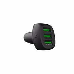 Green Cell CADGC01 chargeur d'appareils mobiles Universel Noir Allume-cigare Charge rapide Auto
