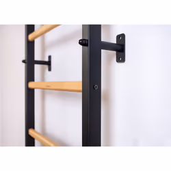 BenchK 721B + A076 barre de traction avec extenseurs 150 kg Noir, Blanc Mur