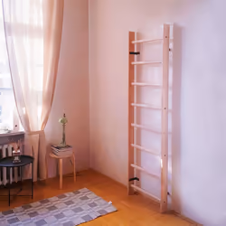 BenchK 100 barre de traction avec extenseurs 120 kg Bois Mur