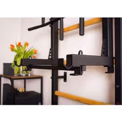 BenchK PB 710B barre de traction avec extenseurs 200 kg Noir, Blanc Mur - Vue supplémentaire 5