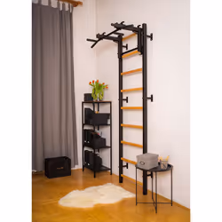 BenchK PB 710B barre de traction avec extenseurs 200 kg Noir, Blanc Mur - Vue supplémentaire 6