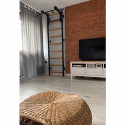 BenchK 731B barre de traction avec extenseurs 150 kg Noir, Blanc Mur