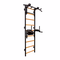BenchK 5903317830498, 150 kg, Mur, Noir, Bois, Acier, Bois, 670 mm, 2400 mm
