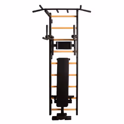 BenchK 723B, 150 kg, Mur, Noir, Blanc, Acier, Bois, 670 mm, 2400 mm
